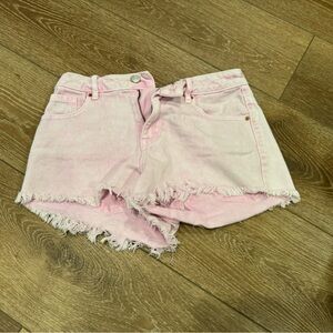 Pink Jean shorts